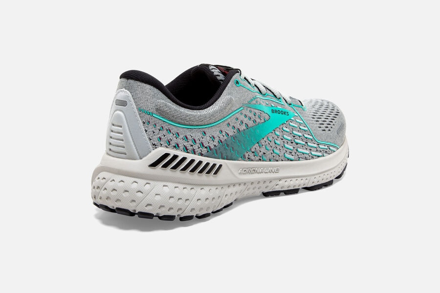 Brooks Running Shoes - Adrenaline GTS 21 Road Womens - Grey - ZCY-980435